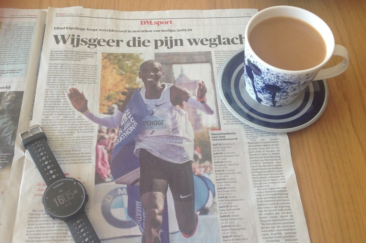Marathonpraat – Hoe Eliud Kipchoge het wereldrecord aan flarden&nbsp;liep